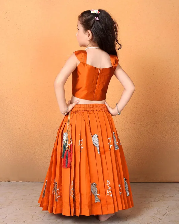 Baby_Girl_S_Flared_Cotton_Silk_Sleeveless_Lehenga_Choli_Set_Pattu_Pavadai_For_Kids_Girl_S