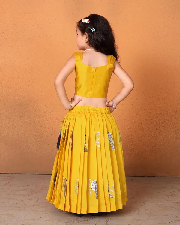 Baby_Girl_S_Flared_Cotton_Silk_Sleeveless_Lehenga_Choli_Set_Pattu_Pavadai_For_Kids_Girl_S