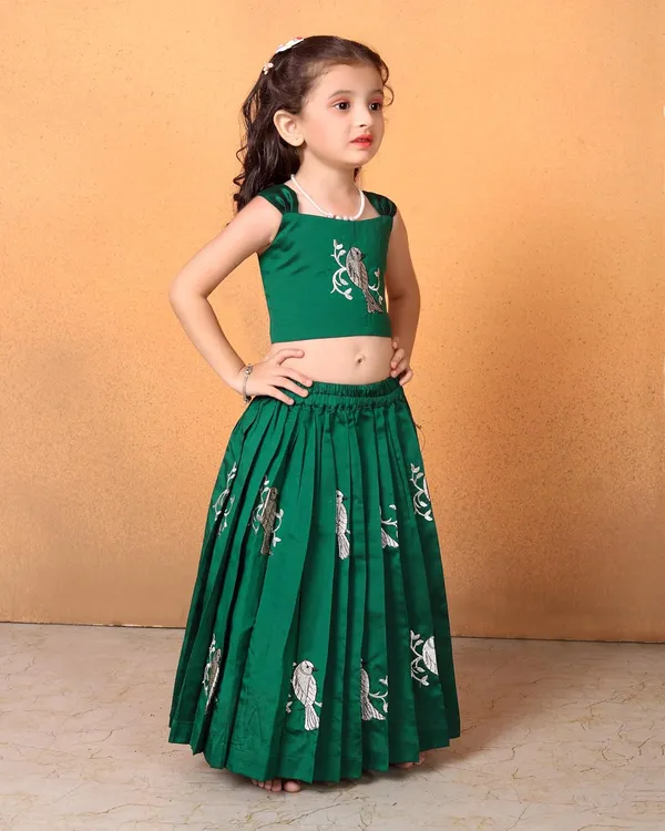 Baby_Girl_S_Flared_Cotton_Silk_Sleeveless_Lehenga_Choli_Set_Pattu_Pavadai_For_Kids_Girl_S