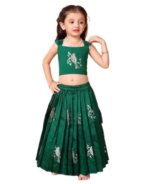 Baby_Girl_S_Flared_Cotton_Silk_Sleeveless_Lehenga_Choli_Set_Pattu_Pavadai_For_Kids_Girl_S