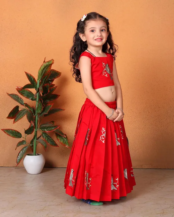Baby_Girl_S_Flared_Cotton_Silk_Sleeveless_Lehenga_Choli_Set_Pattu_Pavadai_For_Kids_Girl_S