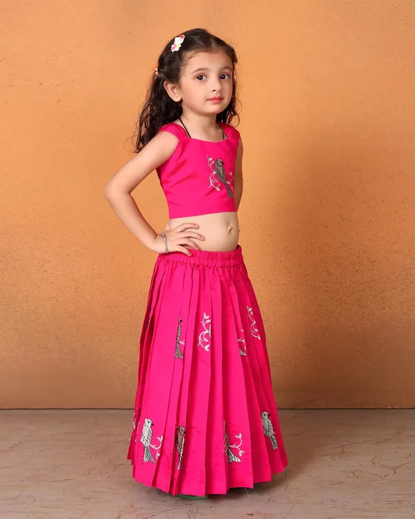 Baby_Girl_S_Flared_Cotton_Silk_Sleeveless_Lehenga_Choli_Set_Pattu_Pavadai_For_Kids_Girl_S