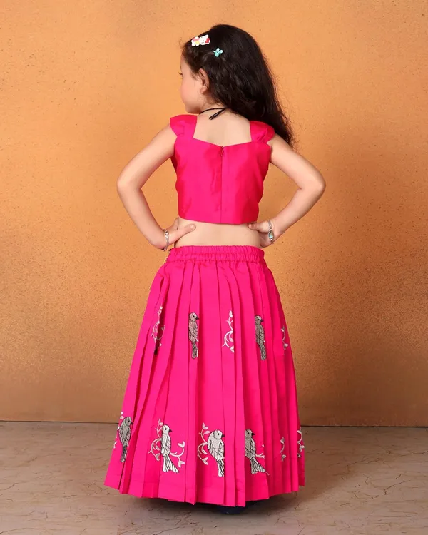 Baby_Girl_S_Flared_Cotton_Silk_Sleeveless_Lehenga_Choli_Set_Pattu_Pavadai_For_Kids_Girl_S