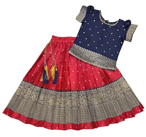 Feliz_The_Designer_Studio_Kids_South_Indian_Baby_Girls_Pattu_Pavadai_Lehenga_Choli_Set