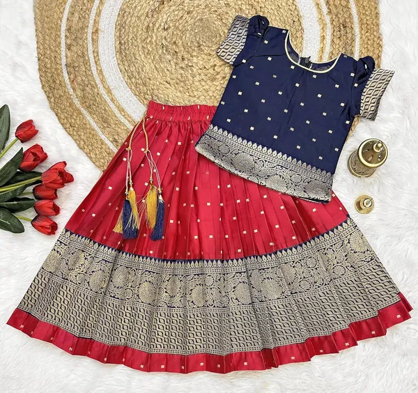 Feliz_The_Designer_Studio_Kids_South_Indian_Baby_Girls_Pattu_Pavadai_Lehenga_Choli_Set