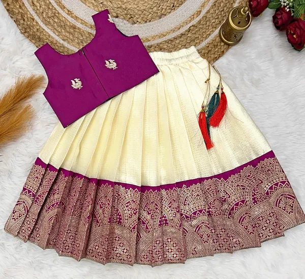 Feliz_The_Designer_Studio_Baby_Girl_S_Readymade_South_Indian_Pattu_Pavadai_Lehenga_Choli_For_Kid_S