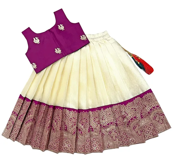 Feliz_The_Designer_Studio_Baby_Girl_S_Readymade_South_Indian_Pattu_Pavadai_Lehenga_Choli_For_Kid_S