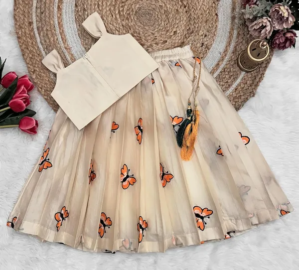 Kids_Girls_Lehnga_Choli_Pattern_Dress_Half_Sleeves_Readymade_Hand_Embroidery_Ethnic_Traditional_Full_Length_South_Indian_Girl_Lehnga_Choli
