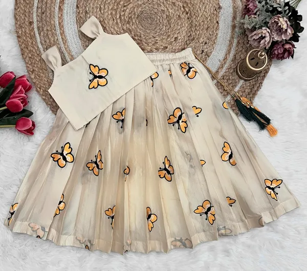 Kids_Girls_Lehnga_Choli_Pattern_Dress_Half_Sleeves_Readymade_Hand_Embroidery_Ethnic_Traditional_Full_Length_South_Indian_Girl_Lehnga_Choli
