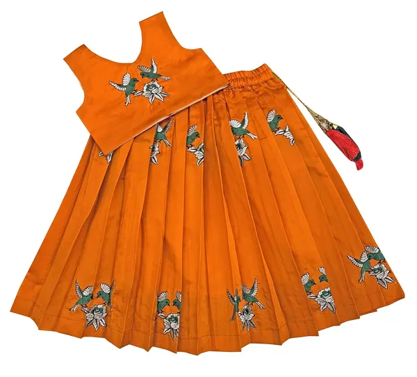 Kids_Embroidery_South_Indian_Traditional_Pattu_Pavadai_Silk_Blend_Readymade_Lehenga_Choli_Dress_For_Girls