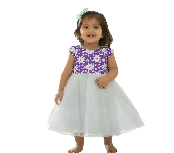 South_Indian_Traditional_Printed_Net_Frock_Dress_For_Baby_Girls