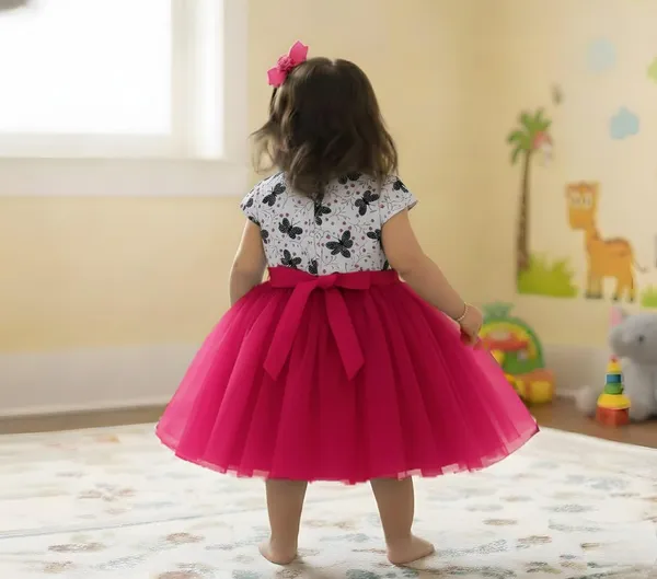 South_Indian_Traditional_Printed_Net_Frock_Dress_For_Baby_Girls