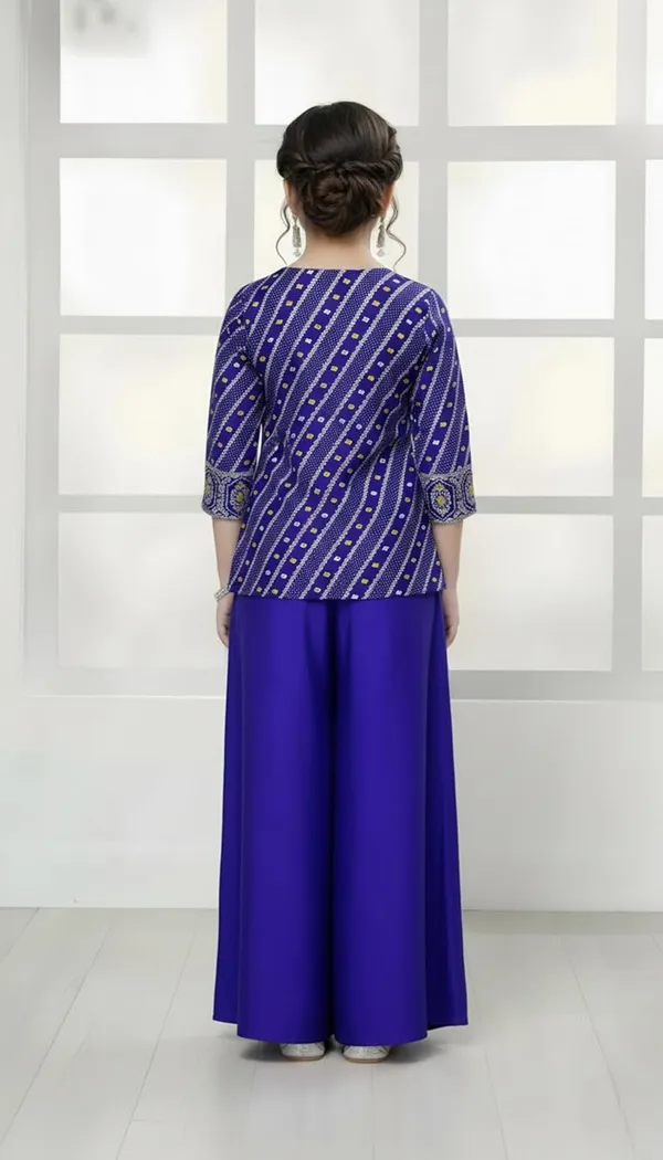 Feliz_The_Designer_Studio_New_Jacquard_Kids_Kurta_And_Palazzo_Set_For_Dress