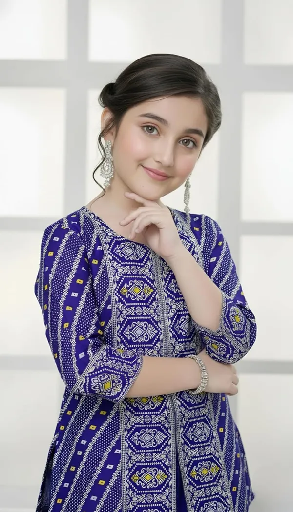 Feliz_The_Designer_Studio_New_Jacquard_Kids_Kurta_And_Palazzo_Set_For_Dress