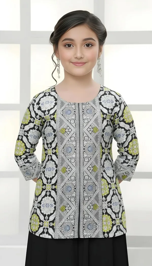 Feliz_The_Designer_Studio_New_Jacquard_Kids_Kurta_And_Palazzo_Set_For_Dress