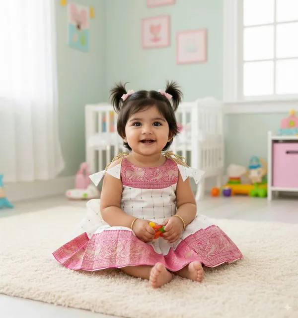 FELIZ_THE_DESIGNER_STUDIO_South_Indian_Readymade_Traditional_Pattu_Pavadai_Jacquard_Frock_Dress_for_Baby_Girls