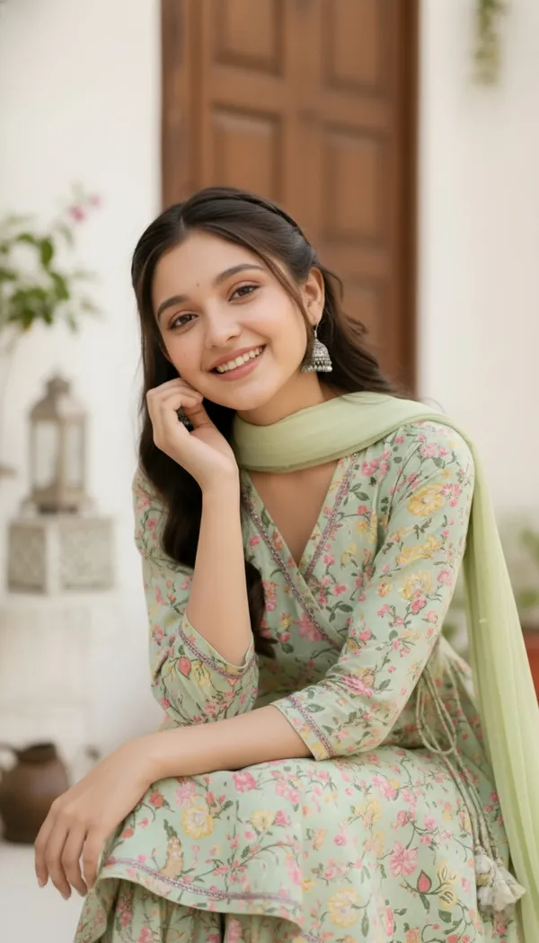 FELIZ_THE_DESIGNER_STUDIO_new_Pista_floral_print_alia_cut_top_and_sharara_set_Dress_for_girls