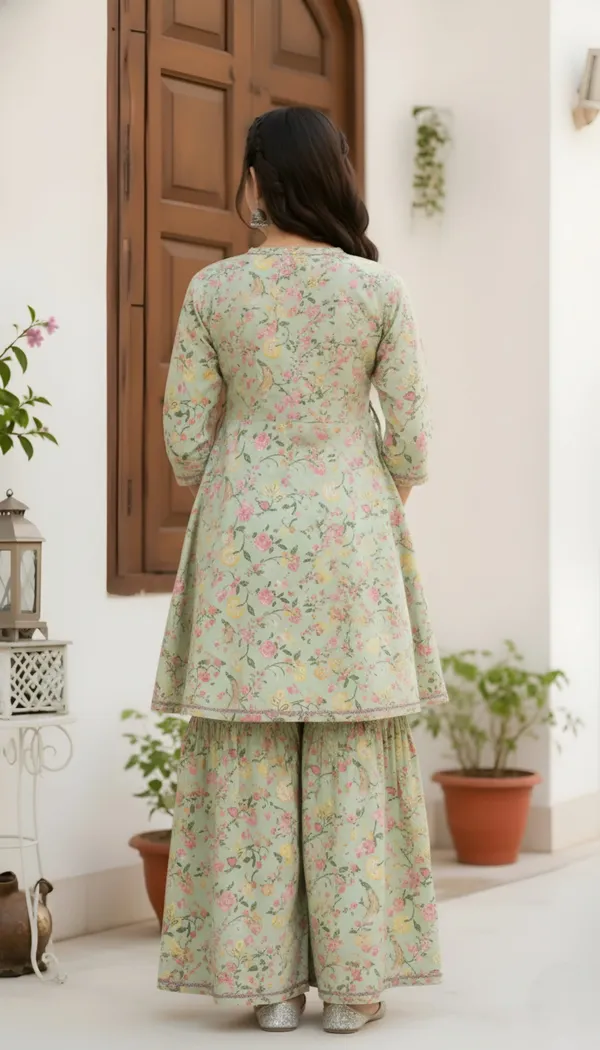 FELIZ_THE_DESIGNER_STUDIO_new_Pista_floral_print_alia_cut_top_and_sharara_set_Dress_for_girls