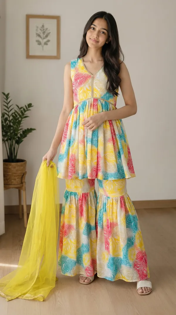 Girls_Rayon_Fabric_Floral_Printed__Sharara_Dress_Set_For_All_Occasion_salwar_suit