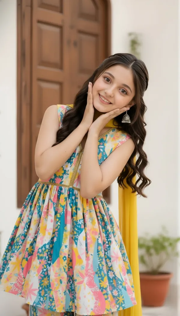 Girls_Rayon_Fabric_Floral_Printed__Sharara_Dress_Set_For_All_Occasion_salwar_suit