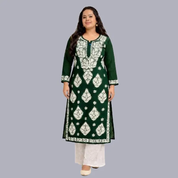 Green_Reyon_Kurti_For_Woman
