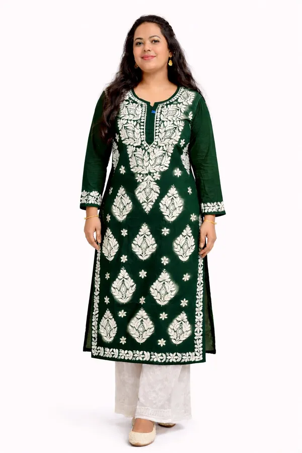 Green_Reyon_Kurti_For_Woman
