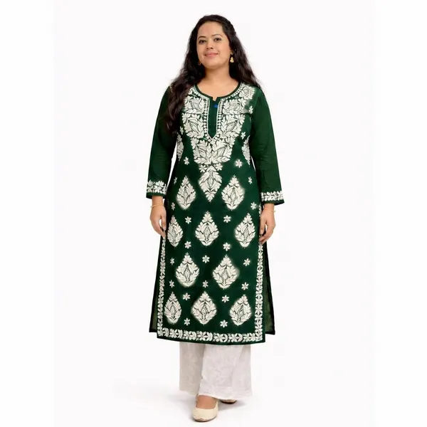 Green_Reyon_Kurti_For_Woman