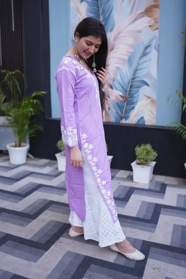 Lavender_Reyon_Kurti_For_Woman