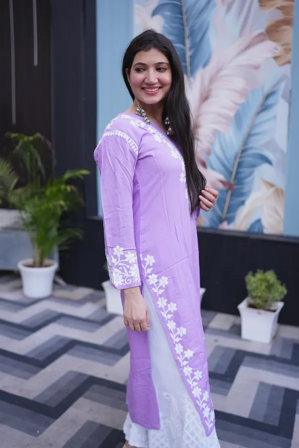 Lavender_Reyon_Kurti_For_Woman