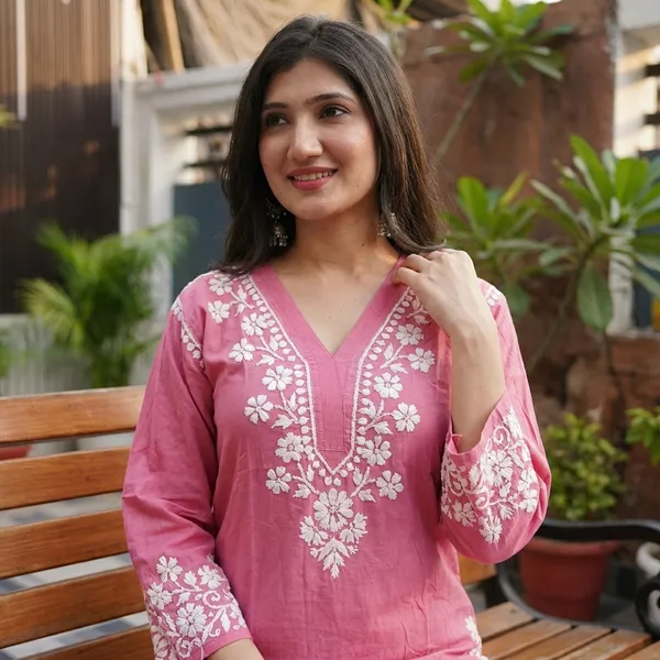 Rani_Pink_Reyon_Kurti_And_Dusky_Rose_Reyon_Kurti_For_Woman