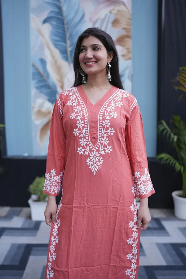 Orange_And_Purple_Reyon_Kurti_For_Woman_Pack_Of_2