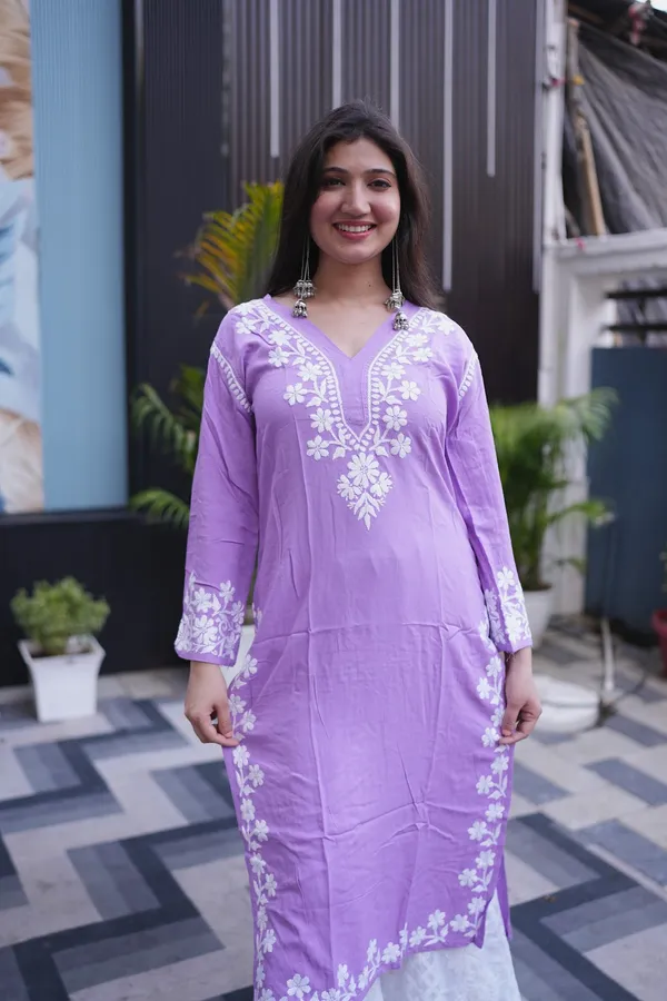 Orange_And_Purple_Reyon_Kurti_For_Woman_Pack_Of_2