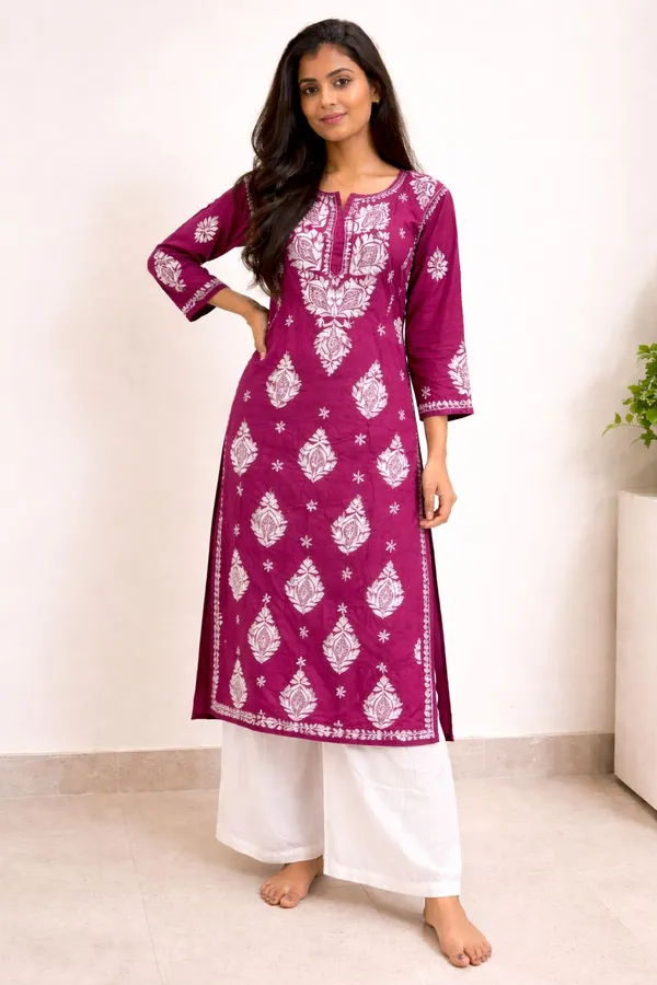Purple_Reyon_Kurti_For_Woman