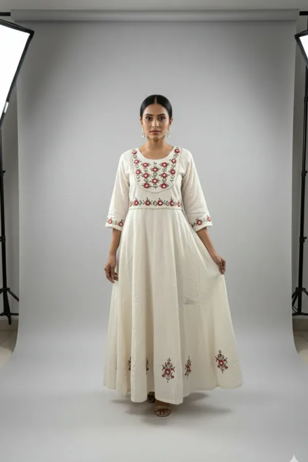 KHADI_COTTON_ANARKALI_STYLE_KURTI