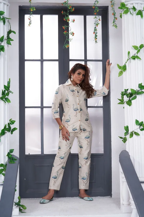 White_Khadi_Cotton_Co-Ord_Set_For_Women