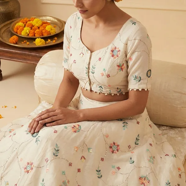 White_Khadi_Cotton_Lehenga_Set_For_Women_(LEHENGA+BLOUSE+DUPATTA)