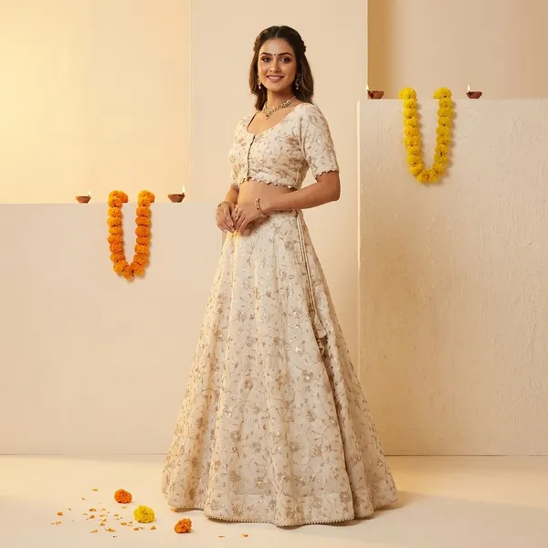 Beige_Khadi_Cotton_LEHENGA_SET_FOR_WOMEN_(LEHENGA+BLOUSE+DUPATTA)