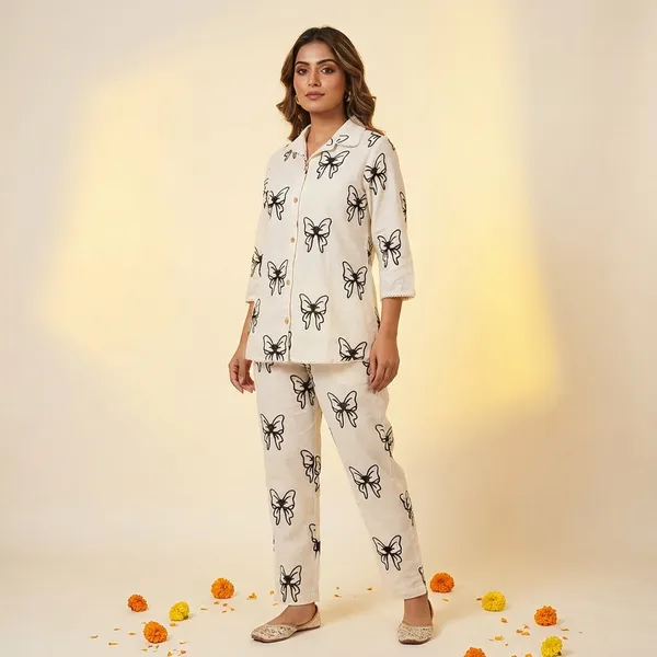 White_Khadi_Cotton_Co-Ord_Set_For_Women