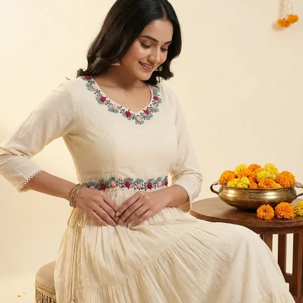 OFF_White_Khadi_Cotton_Kurti_For_Women