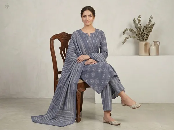 Grey_Mul_Cotton_Suit_Set_For_Women_(KURTI+PANT+DUPATTA)