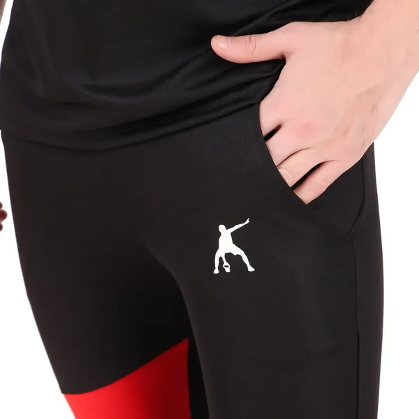 Black_Polyester_T_Shirt_And_Lower_Set_For_Men