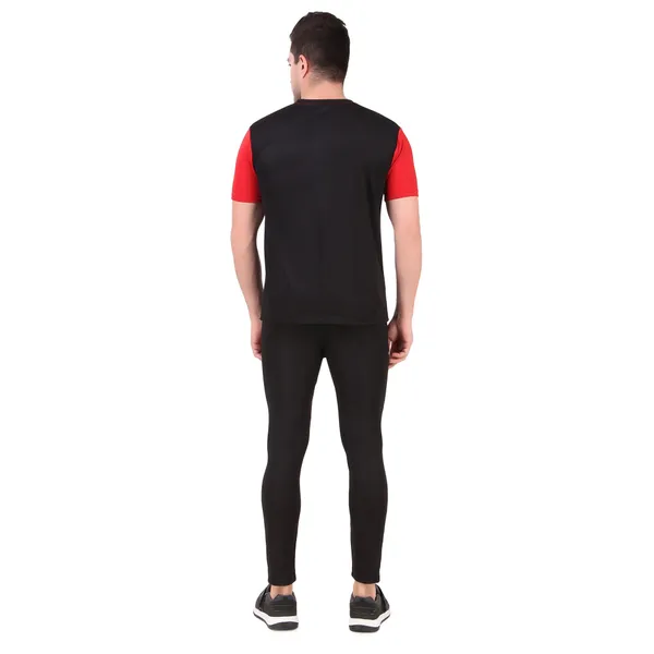 Black_Polyester_T_Shirt_And_Lower_Set_For_Men
