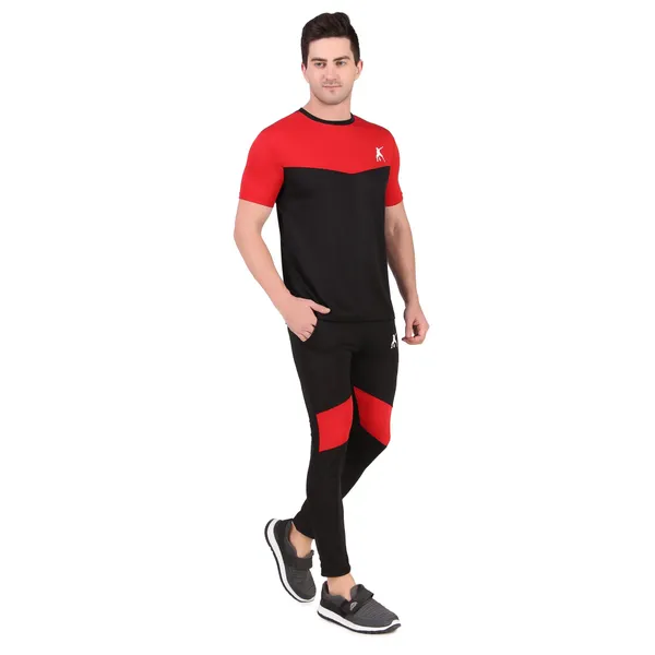 Black_Polyester_T_Shirt_And_Lower_Set_For_Men