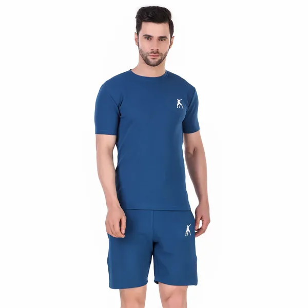 Blue_Polyester_T_Shirt_And_Shorts_Set_For_Men