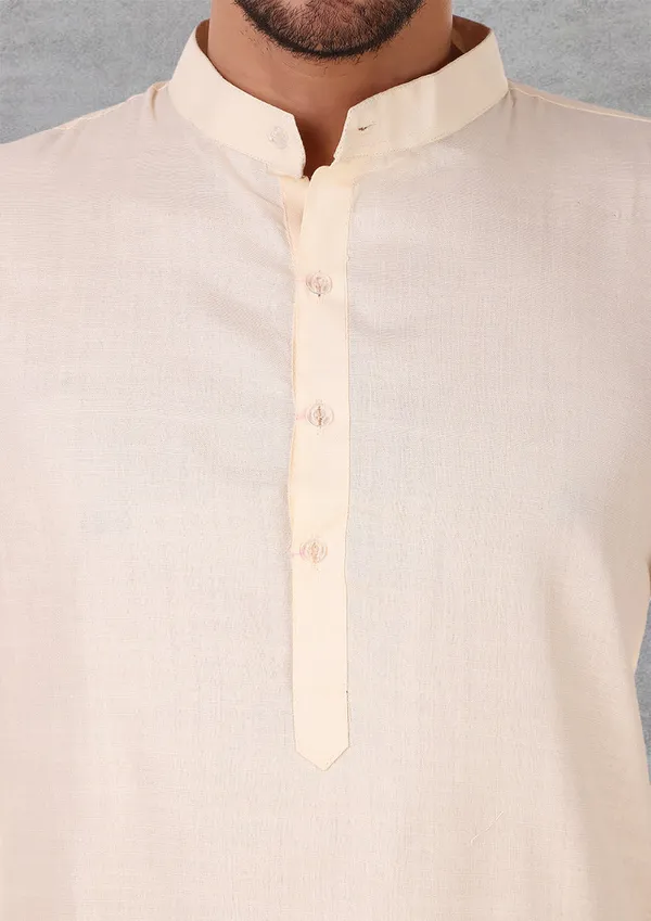 Beige_Cotton_Kurta_Pajama_Set_For_Men