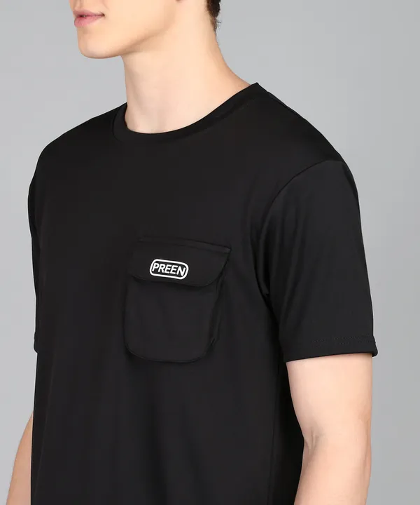 Black_Polyester_T_Shirt_And_Lower_Set_For_Men