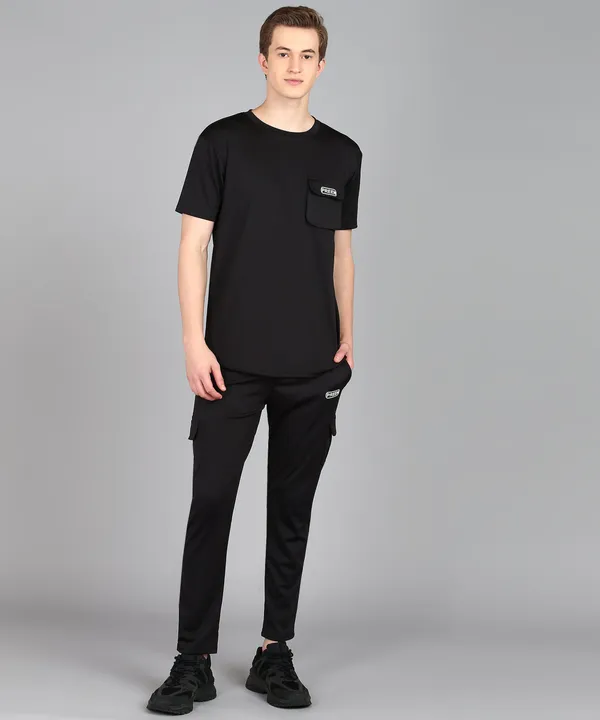 Black_Polyester_T_Shirt_And_Lower_Set_For_Men
