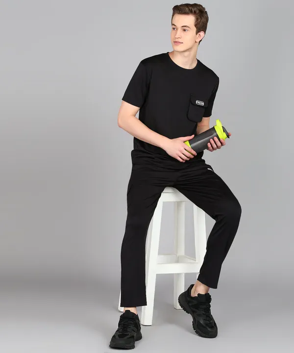 Black_Polyester_T_Shirt_And_Lower_Set_For_Men