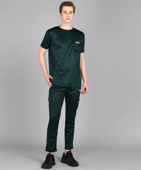 Dark_Green_Polyester_T_Shirt_And_Lower_Set_For_Men
