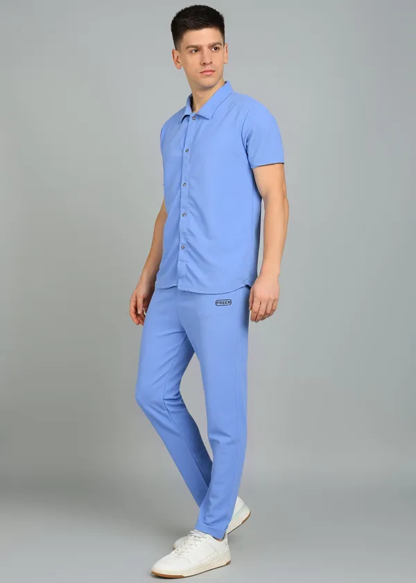 Blue_Polyester_Co_Ord_Set_For_Men